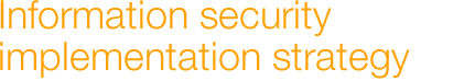 Information security implementation strategy