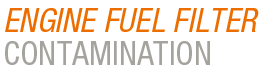 AERO - Engine Fuel Filter Contamination