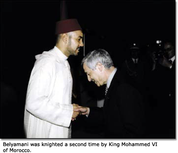 knighted a second time by King Mohammed VI of Morocco