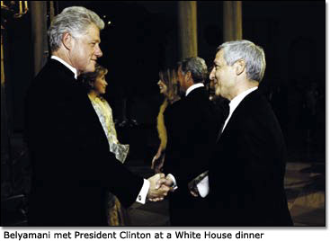 Belyamani met President Clinton