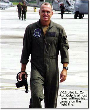 V-22 pilot Lt. Col. Ron Culp