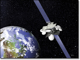Anik F2 commercial satellite